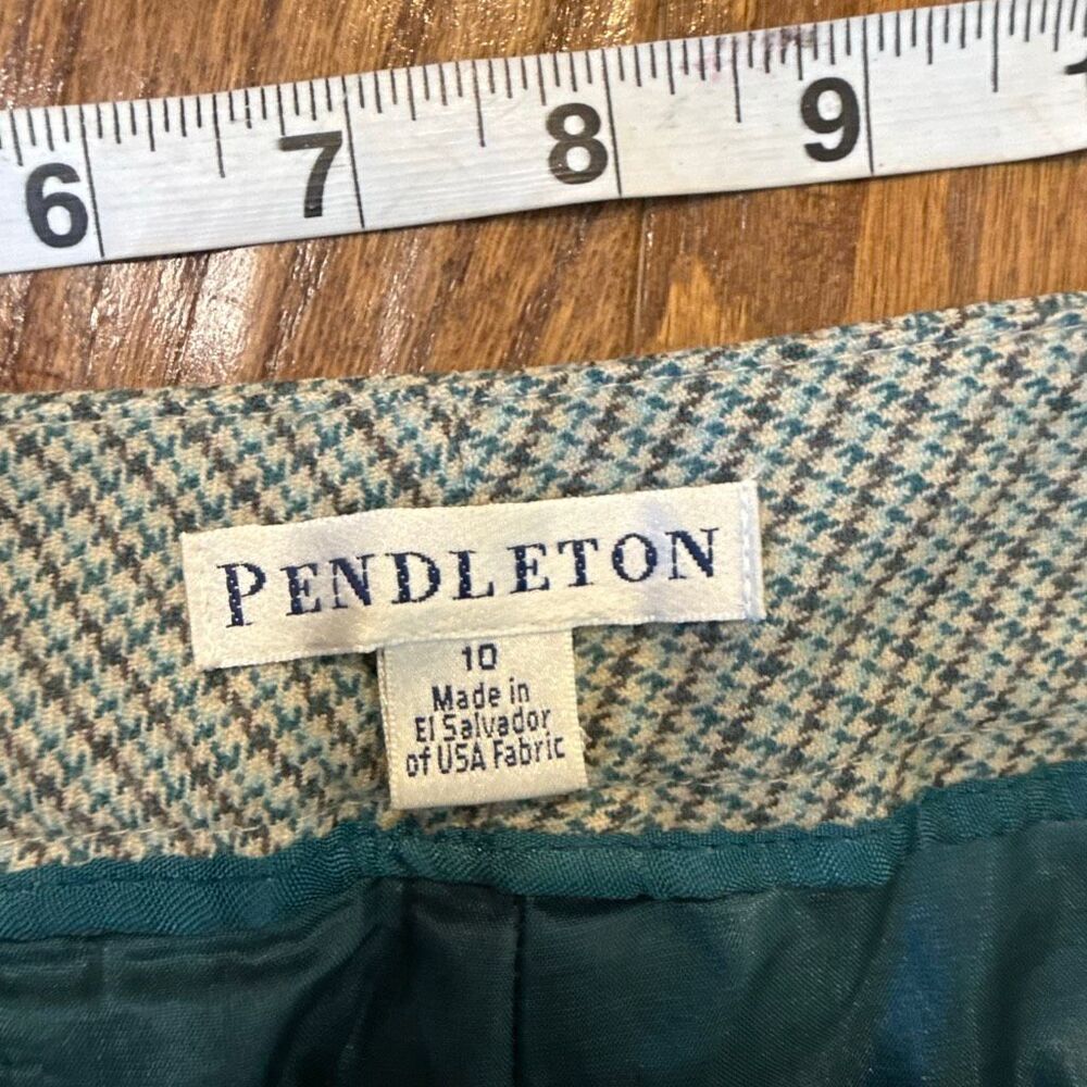 Pendleton 100% Virgin Wool Vintage Herringbone Tr… - image 4